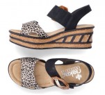 Sandales  Rieker OMELIA 68176-00 Noir