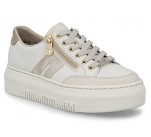 Baskets  Rieker JOULE2 M1912-80 Blanc cassé 