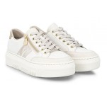 Baskets  Rieker JOULE2 M1912-80 Blanc cassé 