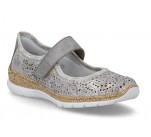 Ballerines  Rieker ODOL N4299-90 Metallic 