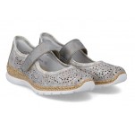 Ballerines  Rieker ODOL N4299-90 Metallic 