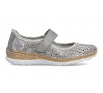 Ballerines  Rieker ODOL N4299-90 Metallic 