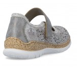 Ballerines  Rieker ODOL N4299-90 Metallic 