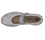 Ballerines  Rieker ODOL N4299-90 Metallic 