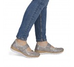Ballerines  Rieker ODOL N4299-90 Metallic 