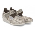 Ballerines  Rieker QRAC L5359-00 Métallic