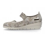 Ballerines  Rieker QRAC L5359-00 Métallic