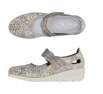 Ballerines  Rieker QRAC L5359-00 Métallic