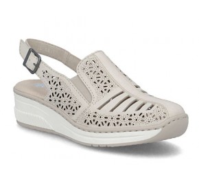 Chaussures femme Rieker QABA 48763-60 Beige 