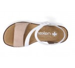 Sandales  Rieker OMONT V3660-60 Beige / Blanc 