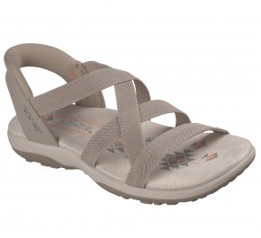 Sandales femme SKECHERS REGGAE SLIM 163460 Taupe