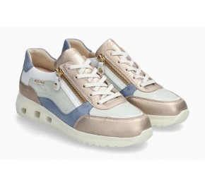 Baskets femme Méphisto LILAS Platinium Bronze