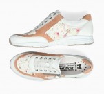 Baskets Mephisto YLONA Softy Blanc Fleurs