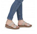 Mules  Rieker 62936-60 QUINTE Beige 