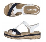 Sandales  Rieker V0919-81 QUITT Blanc / Marine