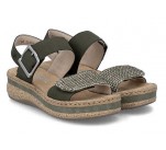 Sandales  Rieker V0951-54 QUATRE Green 