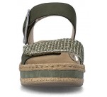 Sandales  Rieker V0951-54 QUATRE Green 