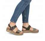 Sandales  Rieker V0951-54 QUATRE Green 