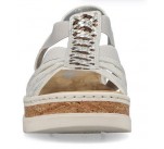 Sandales  Rieker V4918-90 QUADRA Silver 