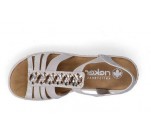 Sandales  Rieker V4918-90 QUADRA Silver 