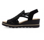 Sandales  Rieker 67465-00 OMIC Noir 