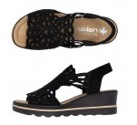 Sandales  Rieker 67465-00 OMIC Noir 