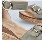 Sandales  Rieker 63780-52 QOIC Green