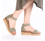 Sandales  Rieker 63780-52 QOIC Green