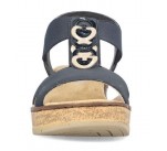 Sandales  Rieker 63798-14 QOL Bleu marine