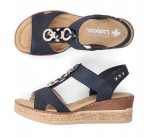 Sandales  Rieker 63798-14 QOL Bleu marine