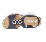 Sandales  Rieker 63798-14 QOL Bleu marine