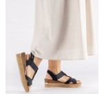 Sandales  Rieker 63798-14 QOL Bleu marine