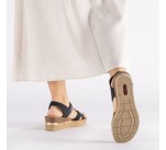 Sandales  Rieker 63798-14 QOL Bleu marine