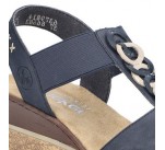 Sandales  Rieker 63798-14 QOL Bleu marine