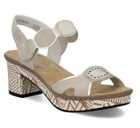 Sandales femme  Rieker 63876-62 JY Beige