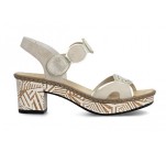 Sandales  Rieker 63876-62 JY Beige