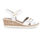 Sandales  Remonte ULEDER R6266-80 Blanc 