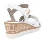 Sandales  Remonte ULEDER R6266-80 Blanc 