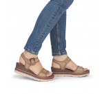 Sandales Confort  Remonte VUE D2L58-61 Beige