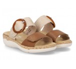 Mules  Remonte SOLEIL R6858-90 Métal / Cognac
