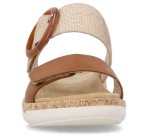 Mules  Remonte SOLEIL R6858-90 Métal / Cognac