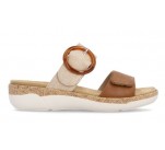 Mules  Remonte SOLEIL R6858-90 Métal / Cognac