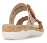 Mules  Remonte SOLEIL R6858-90 Métal / Cognac