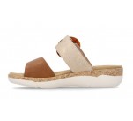 Mules  Remonte SOLEIL R6858-90 Métal / Cognac