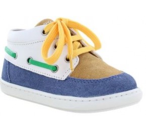 Bottines garçon Shoo Pom BOUBA BOAT Jeans / Camel