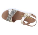 Sandales  Bellamy CUVAC Or Zèbre 385004