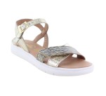 Sandales  Bellamy CUVAC Or Zèbre 385004