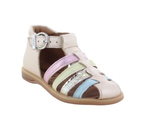 Sandales fille Bellamy PLAYA Beige Nacré Multico