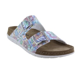 Mules femme Rohde ROSE4 5869 Blanc Multi