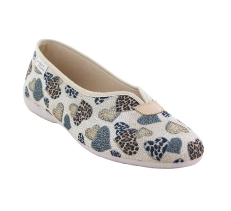 La Maison de l'Espadrille 2055 - COEUR Beige
